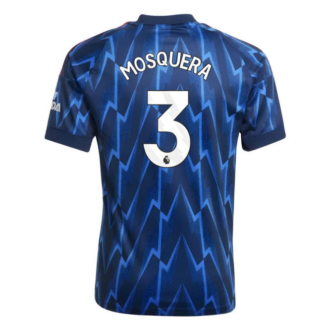 Durable Material True Arsenal Arsenal Away Shirt Kids Mosquera #3 ...