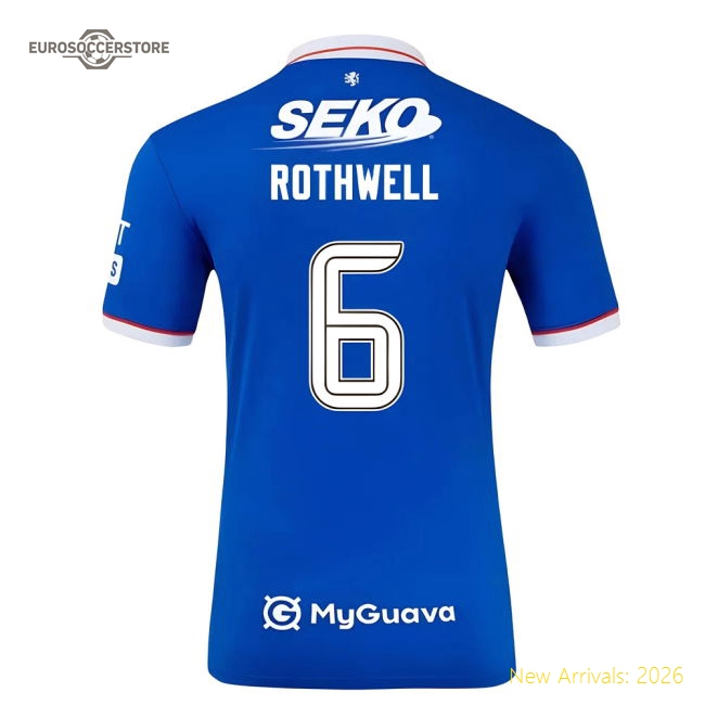 2025-2026 Rangers Home Shirt (Kids) (Rothwell 6)