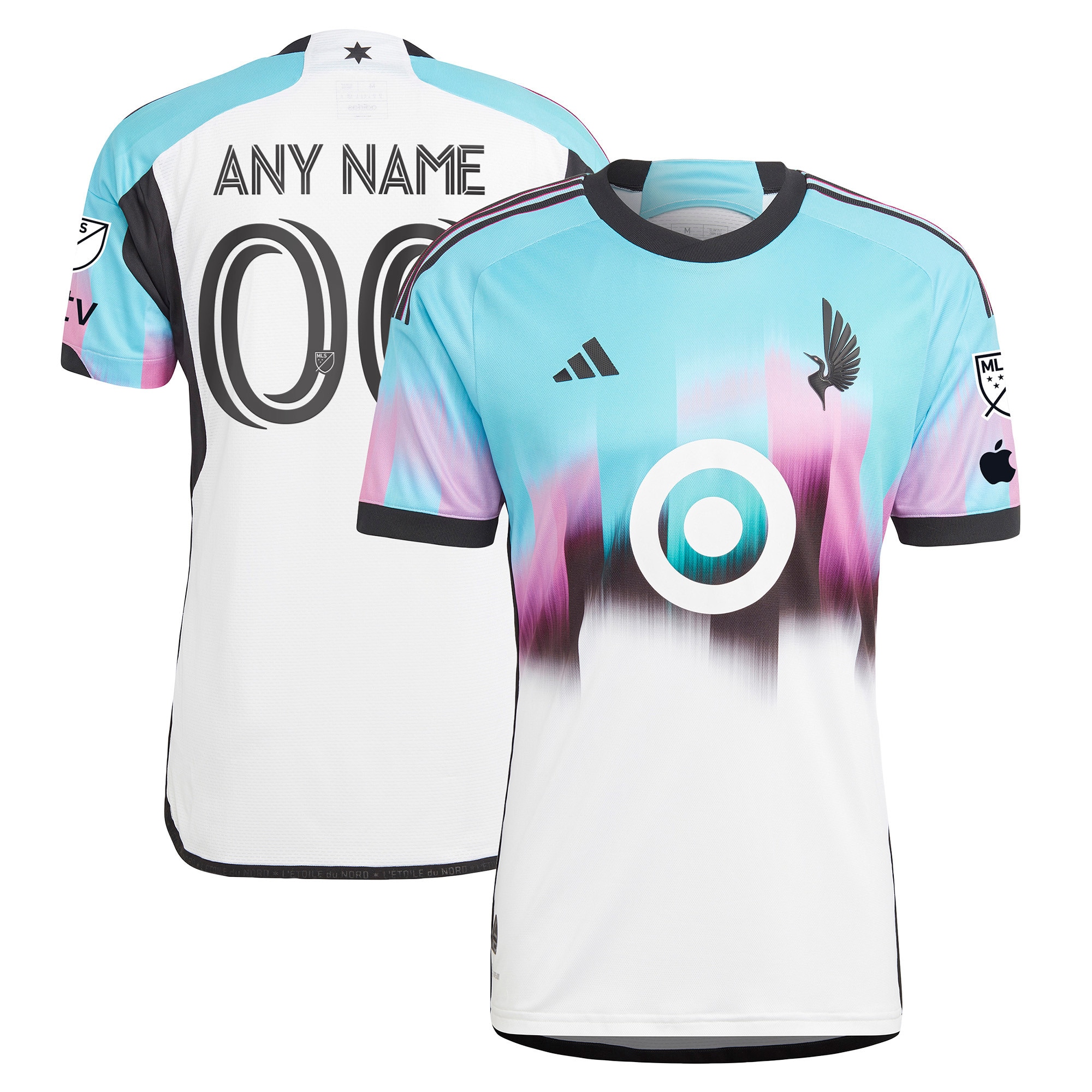 [JED] Minnesota United FC 2023 The Northern Lights Kit Authentic Custom Jersey - White