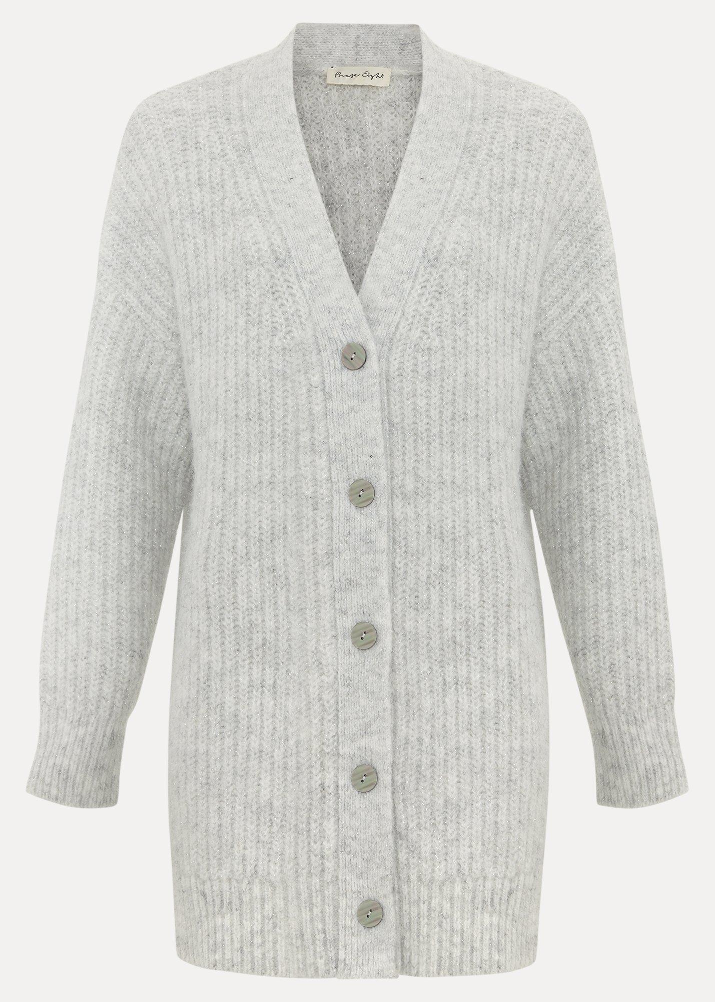 Marianne Sequin Textured Cardigan