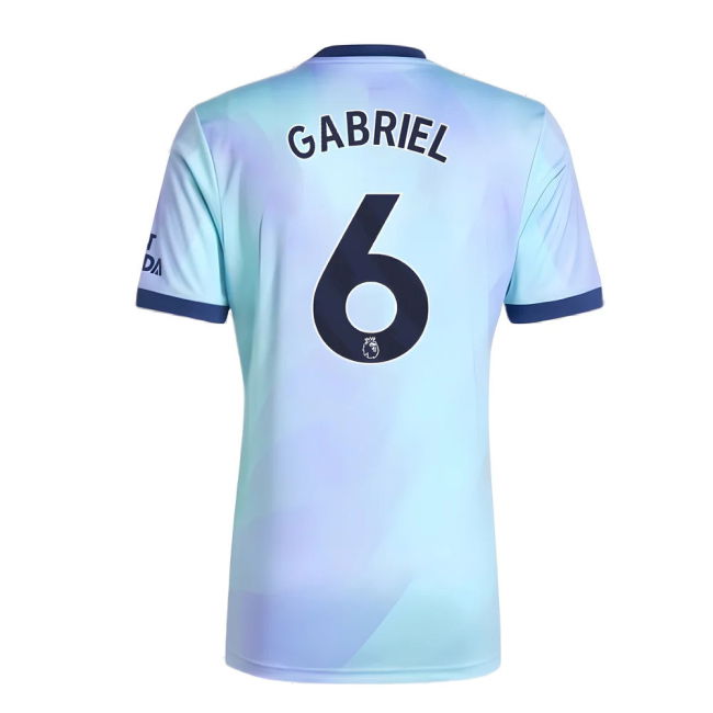 2025 Edition Arsenal Third Soccer Jersey 2024-2025 (Gabriel 6)