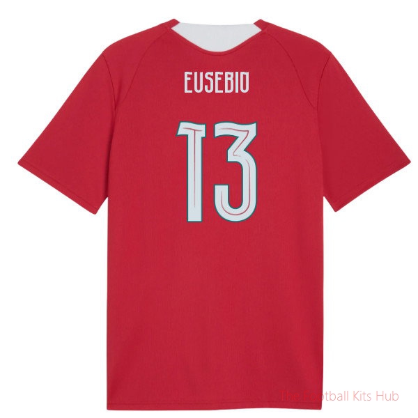 2026-2027 Portugal Training Jersey (Red) (Eusebio 13)