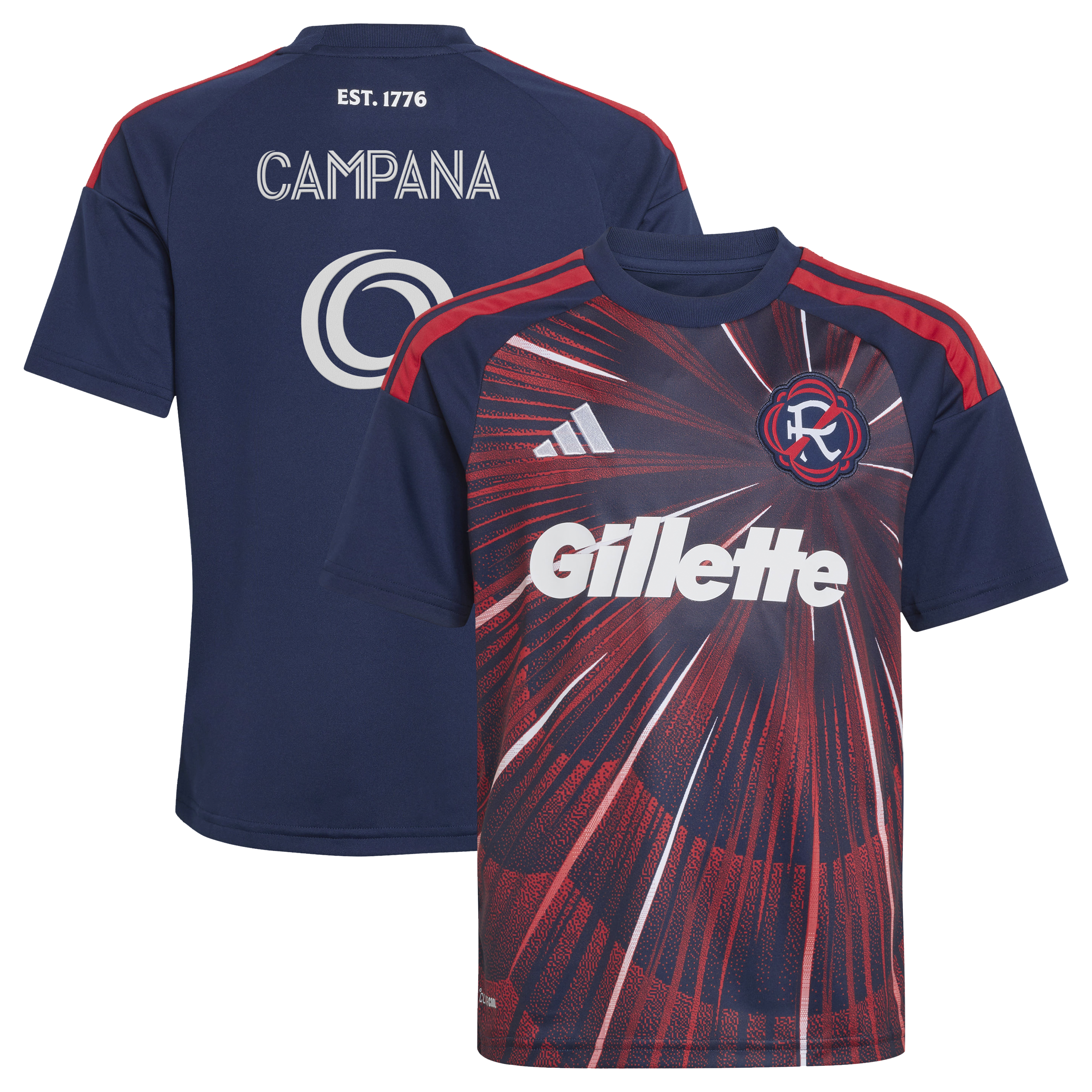 [SJH] Leonardo Campana New England Revolution Youth 2026 Independence Day Replica Jersey - Blue