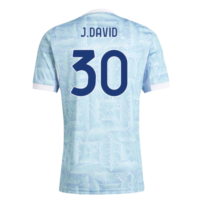 2025-2026 Juve Away Premium Shirt (J.David 30) Antibacterial