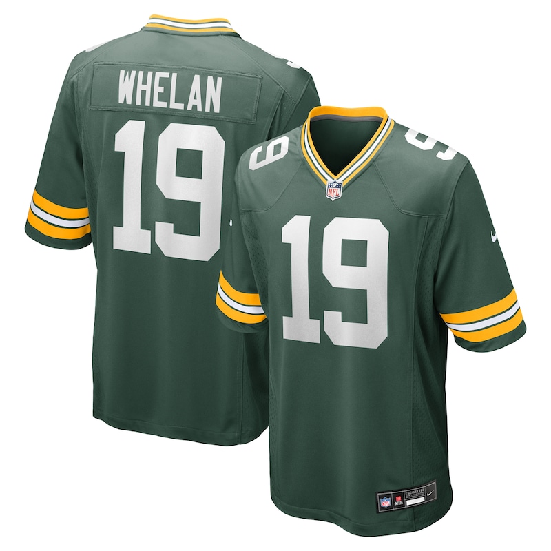 None Daniel Whelan GB Packers Iconic Genuine Jersey Football Apparel