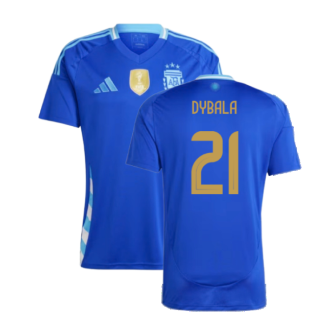 Match 2024-2025 Argentina Away Shirt (Dybala 21) Replica