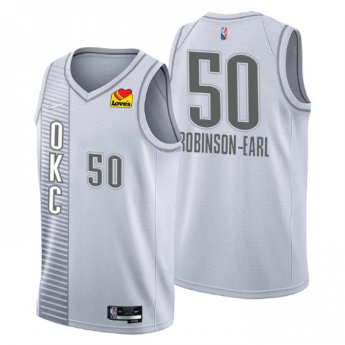 Pro Series Oklahoma City Thunder Jeremiah #50 NBA Team Jersey