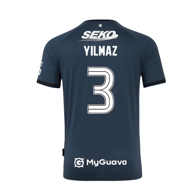 Official 2025-2026 Rangers Third Third Yilmaz 3 With Modern Design -