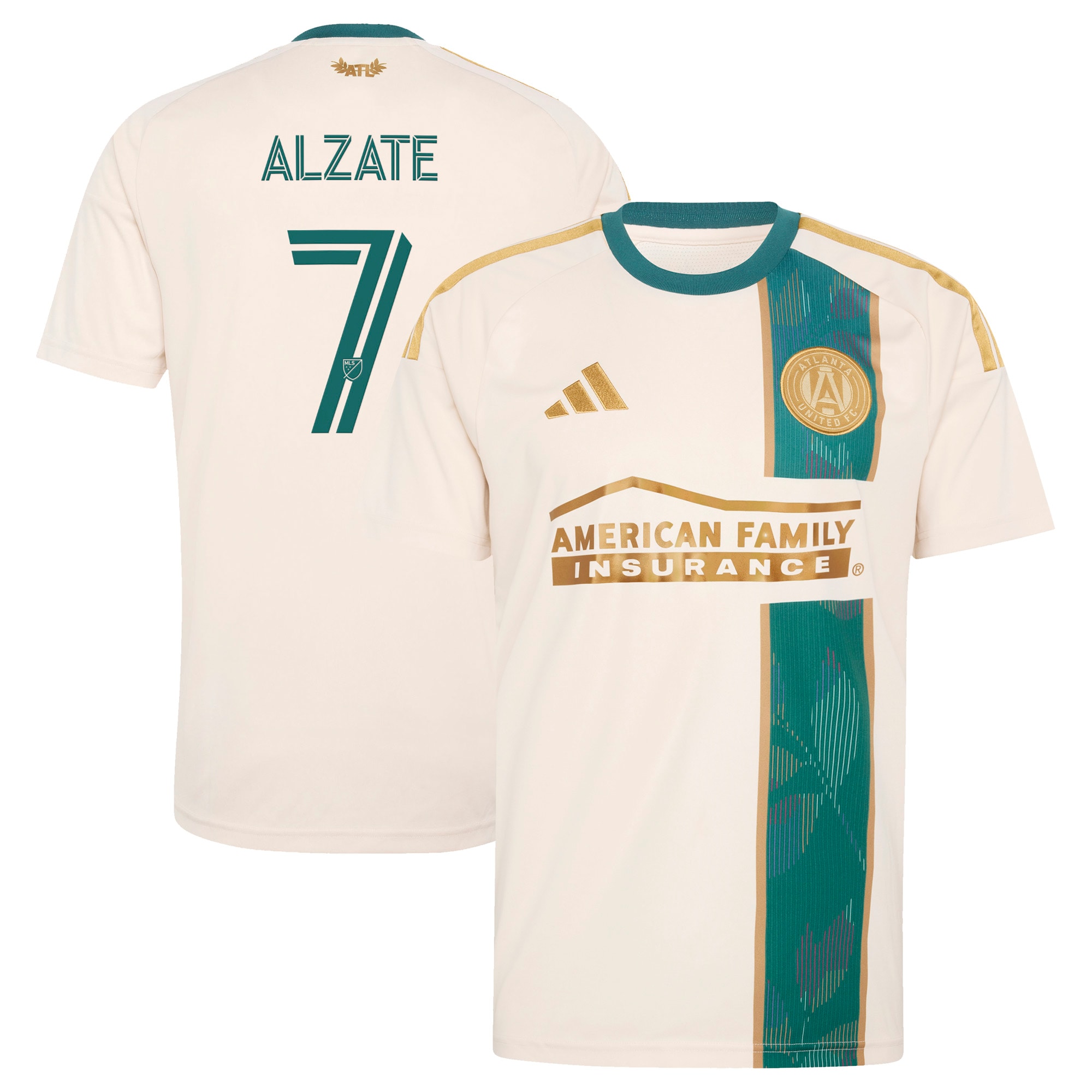 [JED] Steven Alzate Atlanta United FC 2026 Spirit of '96 Replica Jersey - Tan