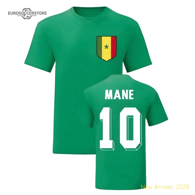 Superior Sadio Mane Senegal National Team National Hero Tee (green)