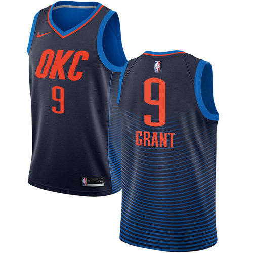 Official Thunder NBA City Jersey #9 Jerami Grant 2024 City - Blue