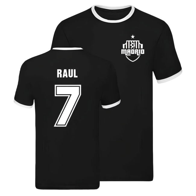 Real Madrid Football Shirt (Raul 7) Moisture Wicking Moisture Wicking
