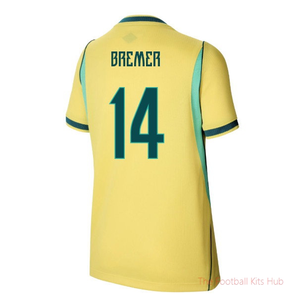 Supporters Elite Brazil 2026-2027 Home Shirt (Kids) (Bremer 14)