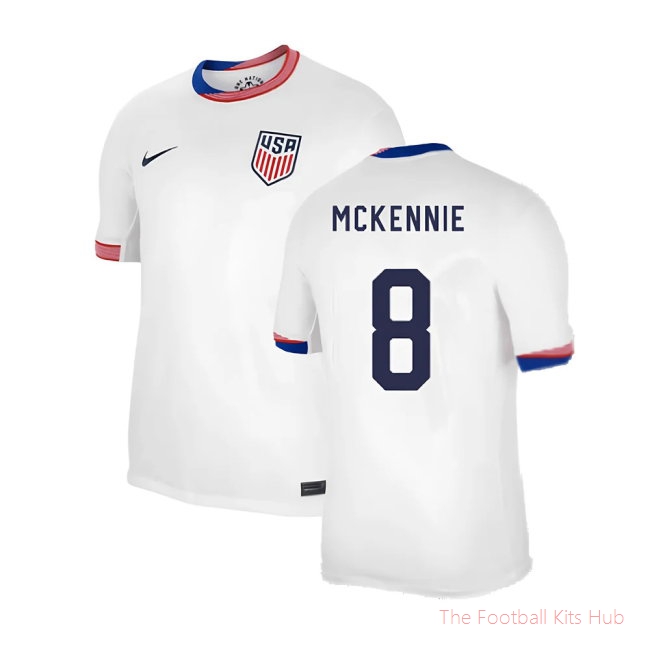 2024-2025 United States USA Home Shirt (MCKENNIE 8)