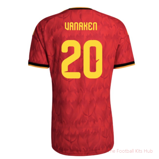2026-2027 Belgium Authentic Home Shirt (Vanaken 20)