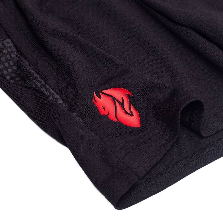Milan Training Shorts - PUMA Black/For All Time Red Kids