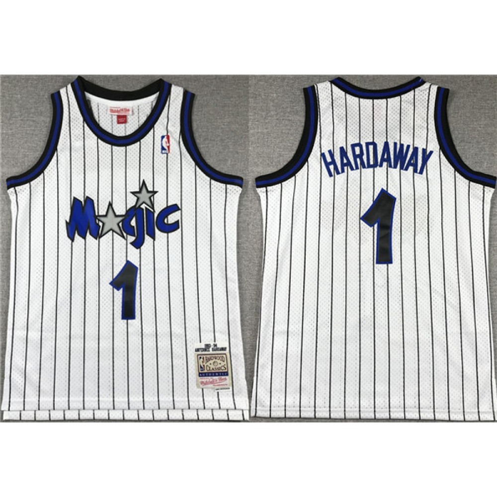 Performance Game-Ready Men's ORL #1 Penny White Basketball Jersey