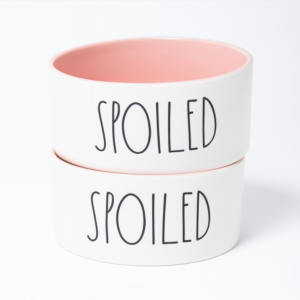 Pet-Lover Bowlzy French Bulldog Spoiled Bowl – Non-slip Cartoon Food ...