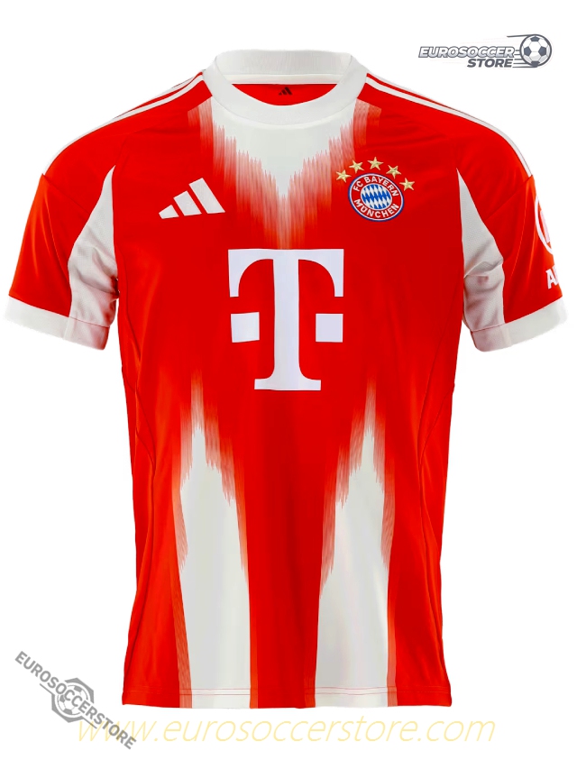 Müller's No.25 Bayern Munich Home Jersey for the 25-26 Season