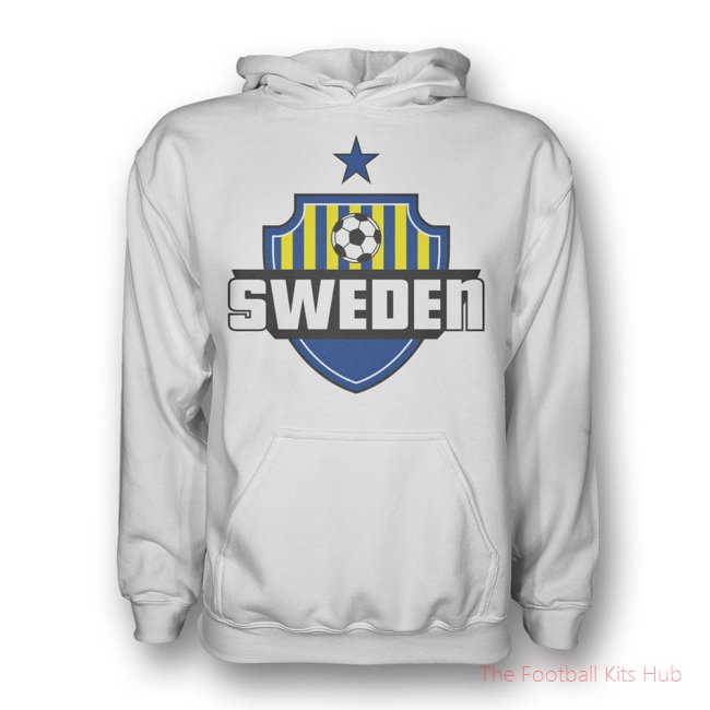 Men Sweden Country Logo Hoody (white)