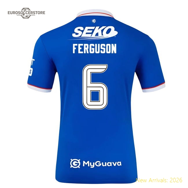 Rangers Children 2025 Home Jersey Shirt Football Fan For Football For Football Game Day Apparel