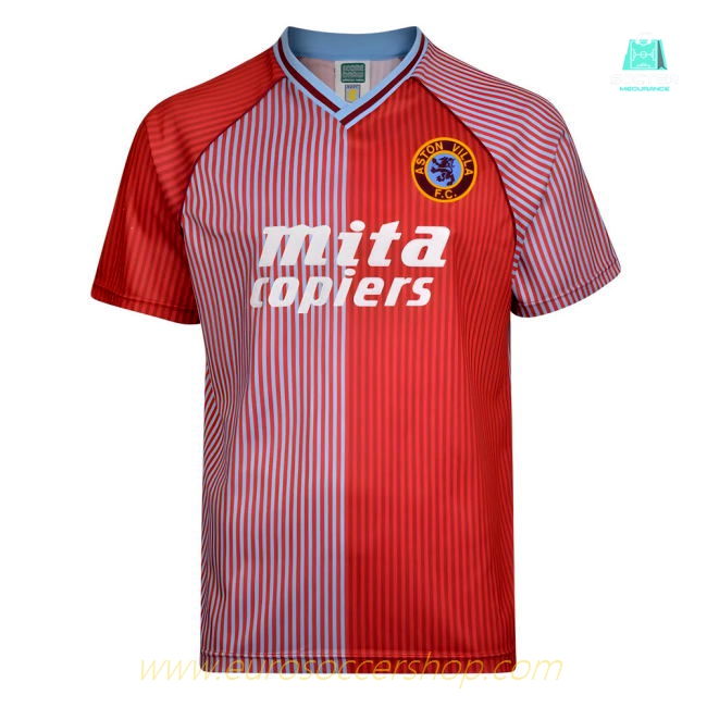 Score Draw Aston Villa 1988 Retro Football Shirt