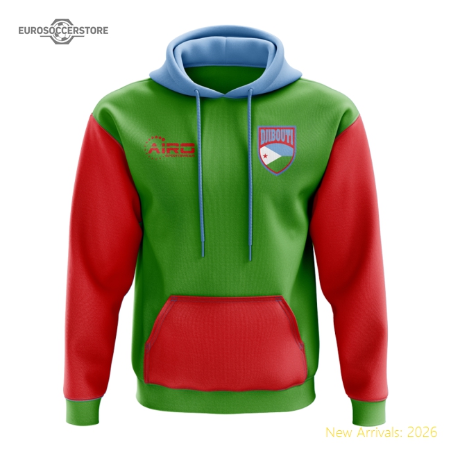 Elite Djibouti Concept Country Football Hoody (green) - Official Design