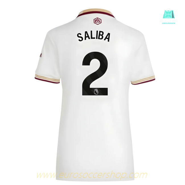 2025-2026 Arsenal Third Shirt (Womens) (Saliba 2)