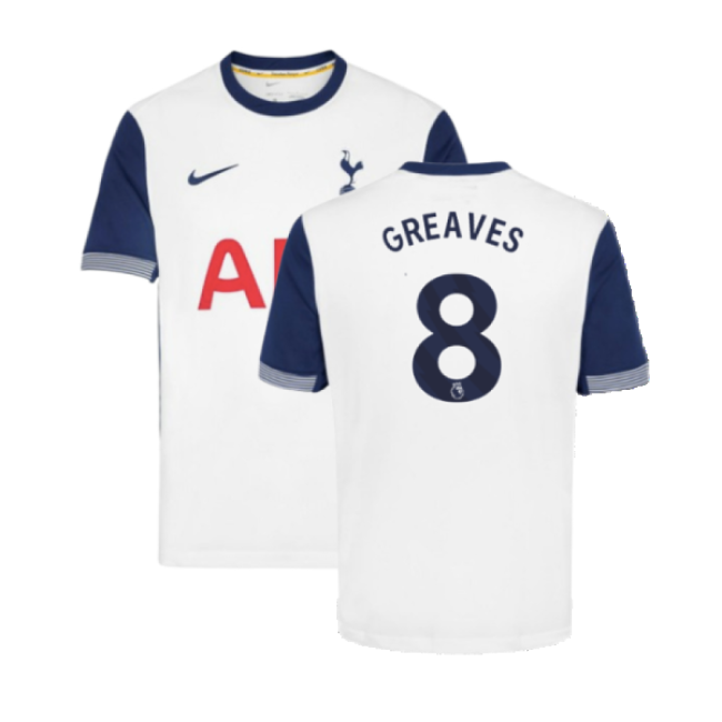 Spurs Tottenham Hotspur Home Shirt Greaves #8 Ultra Comfort True F...