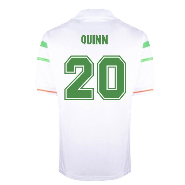 [JED] 1988 Ireland European Championship Away shirt (Quinn 20)