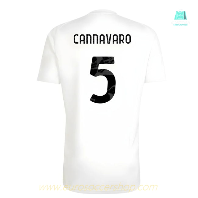 2025-2026 Juventus Training Shirt (White) (Cannavaro 5)