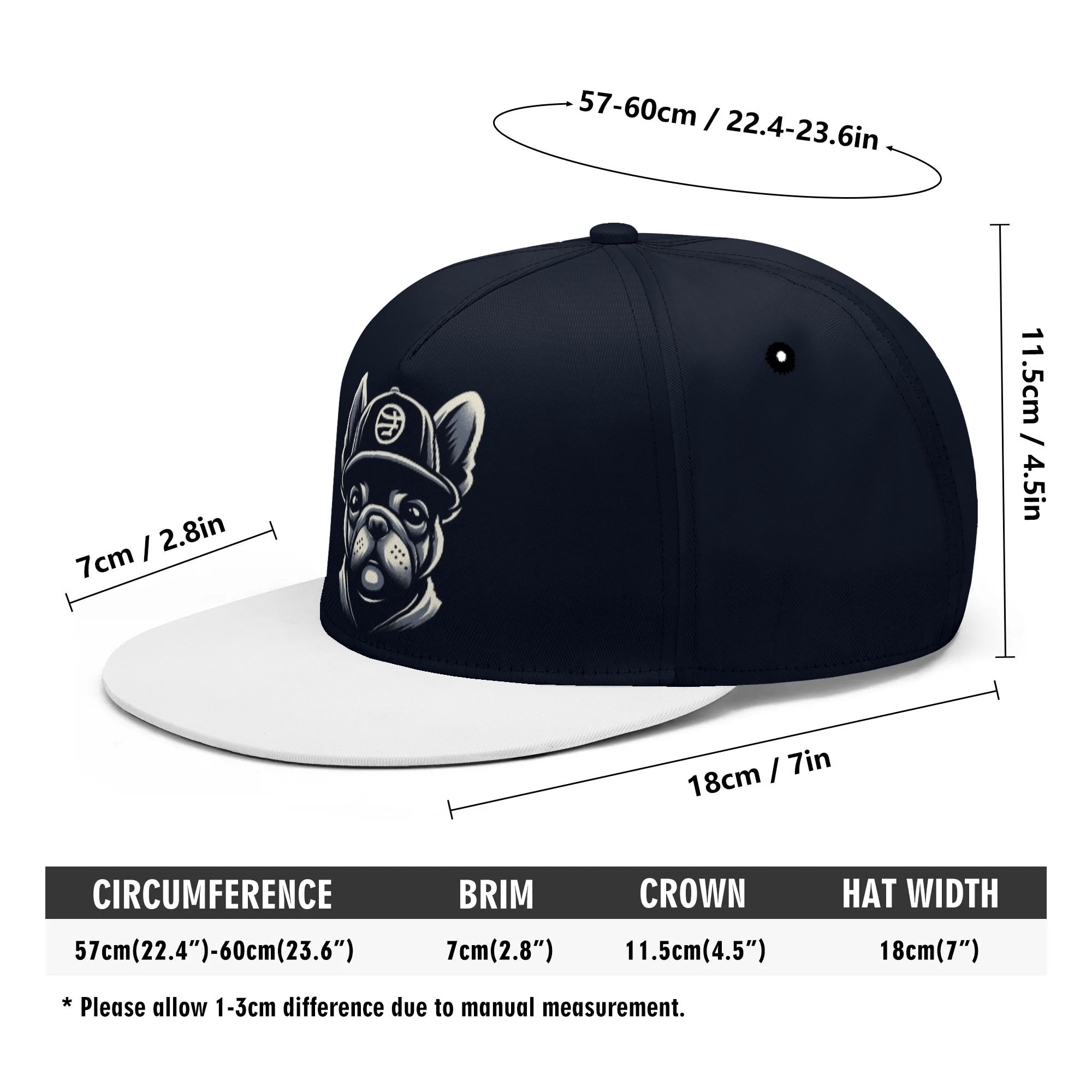 French Bulldog Lola Cap For Frenchie Lovers Comfy Pet Product