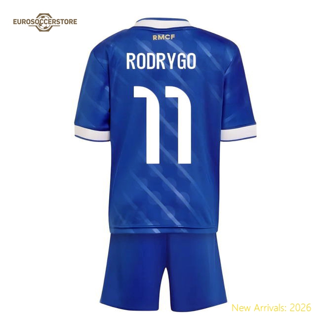 2025-2026 Real Madrid Third Youth Kit (Rodrygo 11)
