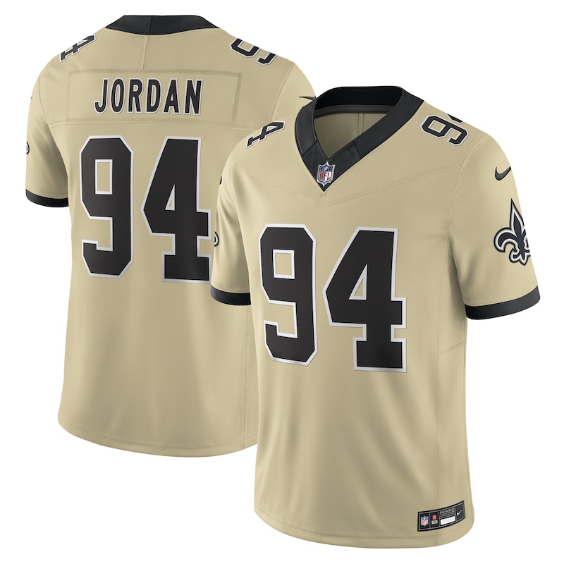 None Cameron Jordan NO Saints Sleek Premium Material Jersey for NFL Fa