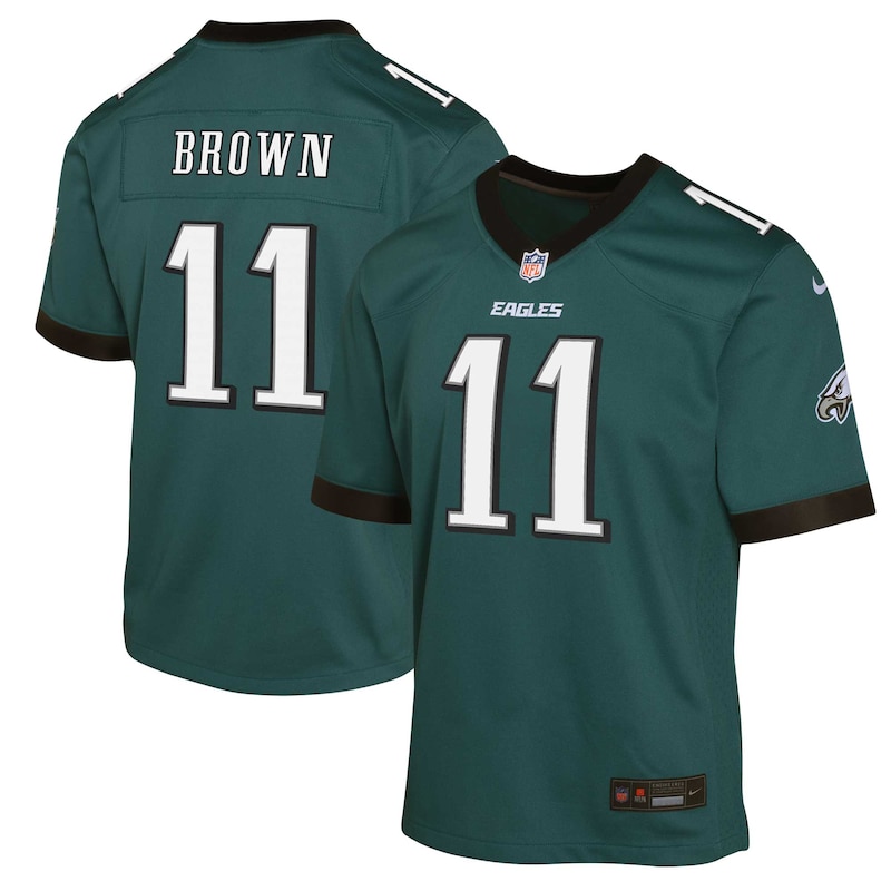 None A.J. Brown Philadelphia Eagles Historic Franchise Game-Day Ess...
