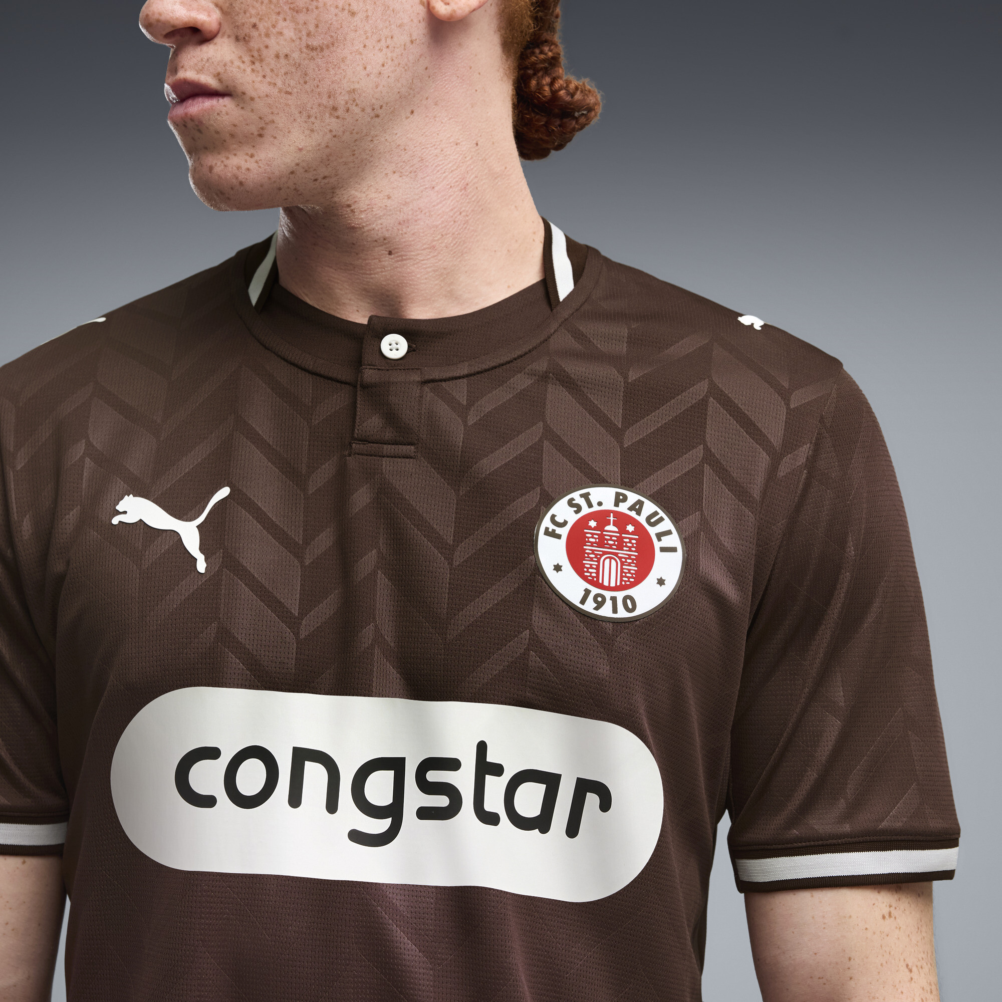 [SJH] St. Pauli 2026/27 Home Replica Jersey - Brown