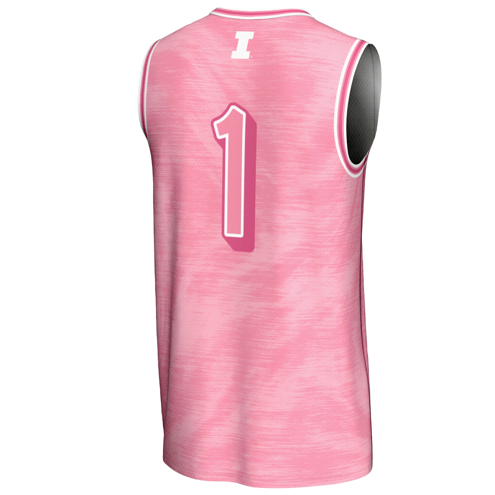 [NJP] Illinois Fighting Illini GameDay Greats Unisex Lightweight Basketball Jersey - Pink