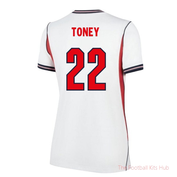 Supporters Elite England 2026-2027 Home Shirt (Womens) (Toney 22)