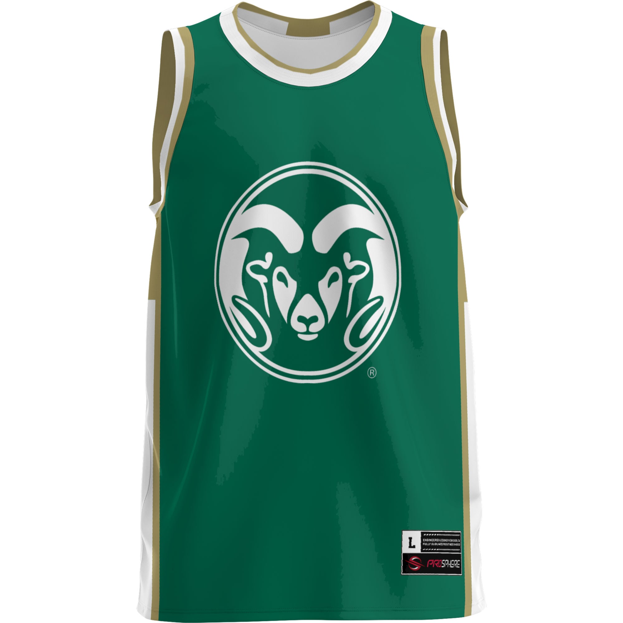 Colorado State Rams GameDay Greats Lightweight Basketball Jersey - Green