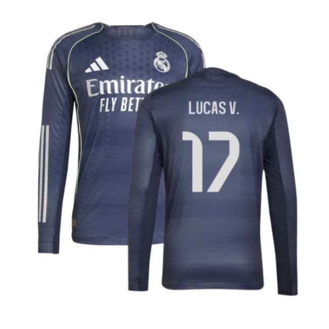 2025-2026 RM Away Elegant Football Shirt (Lucas V. 17) UV Protection