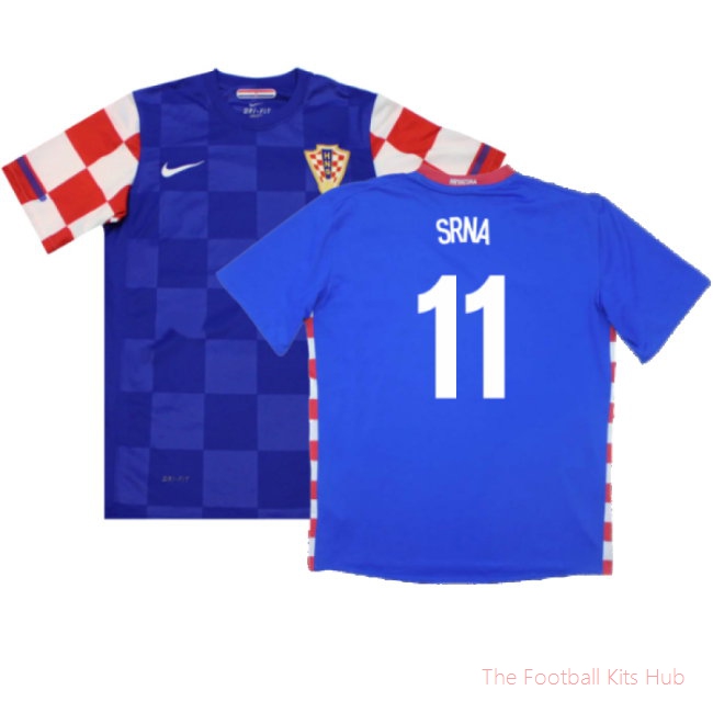 Croatia 2008-2010 Away Shirt (Excellent) (Srna 11)