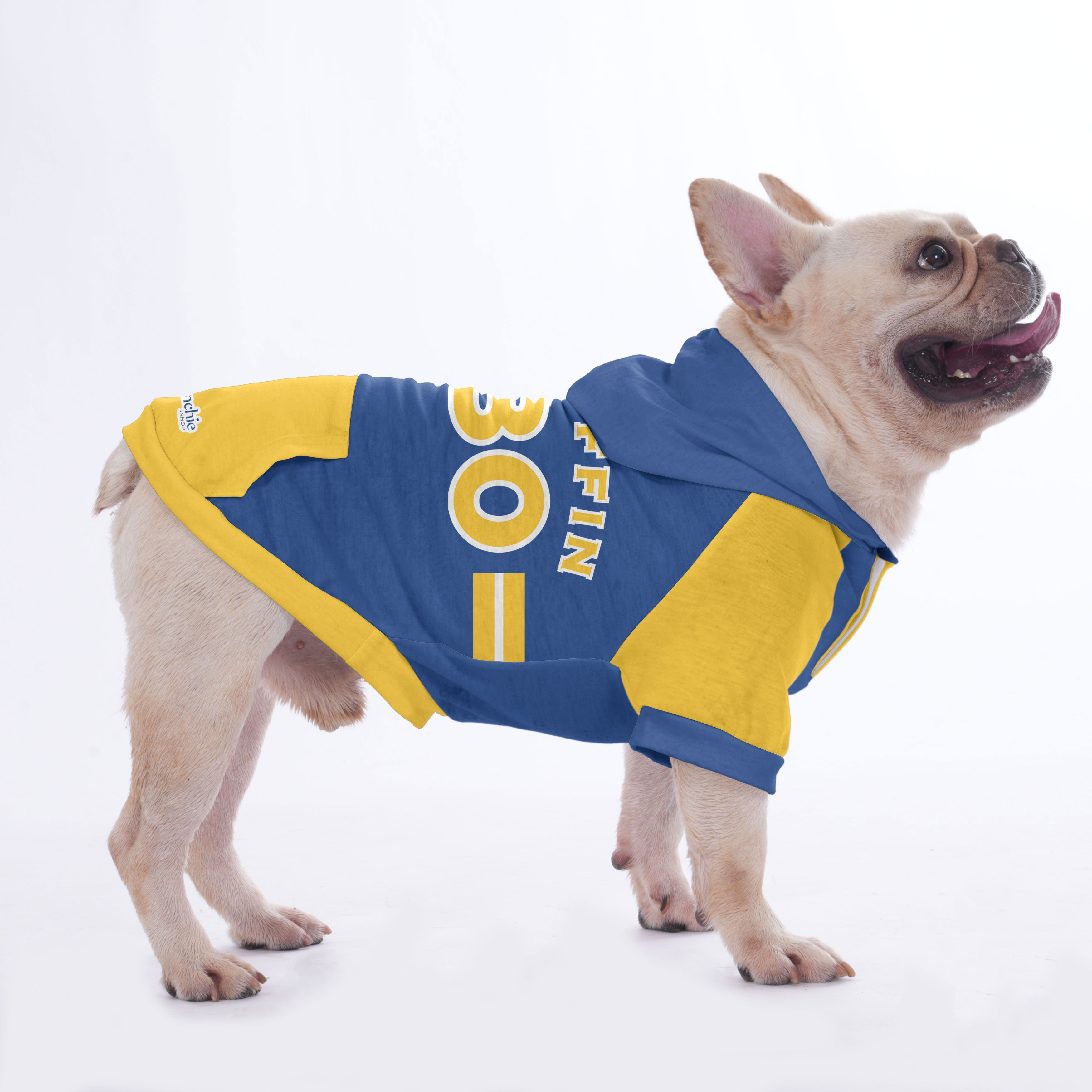 Customizable French Bulldog Hoodies with Your Pet’s Name & Number | Frenchie Shop Original