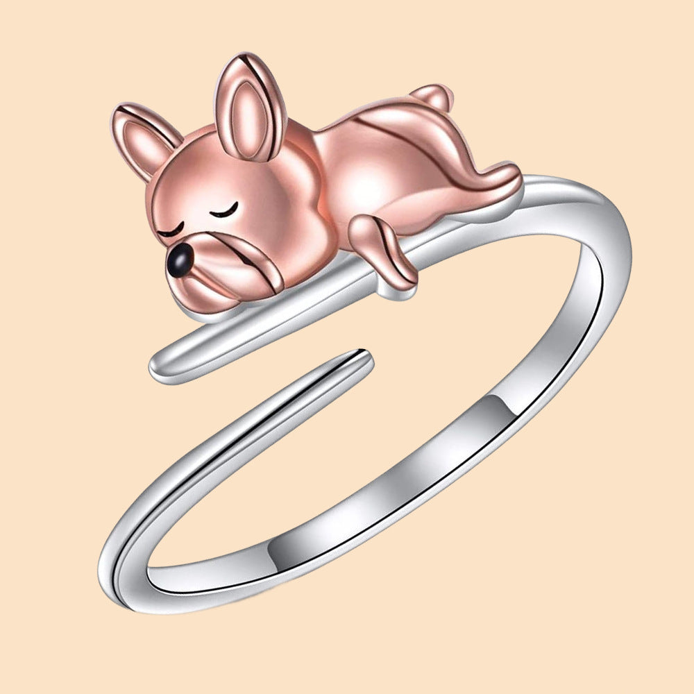 French Bulldog Lover Ringchie French Bulldog Cross Border Ring – Bold
