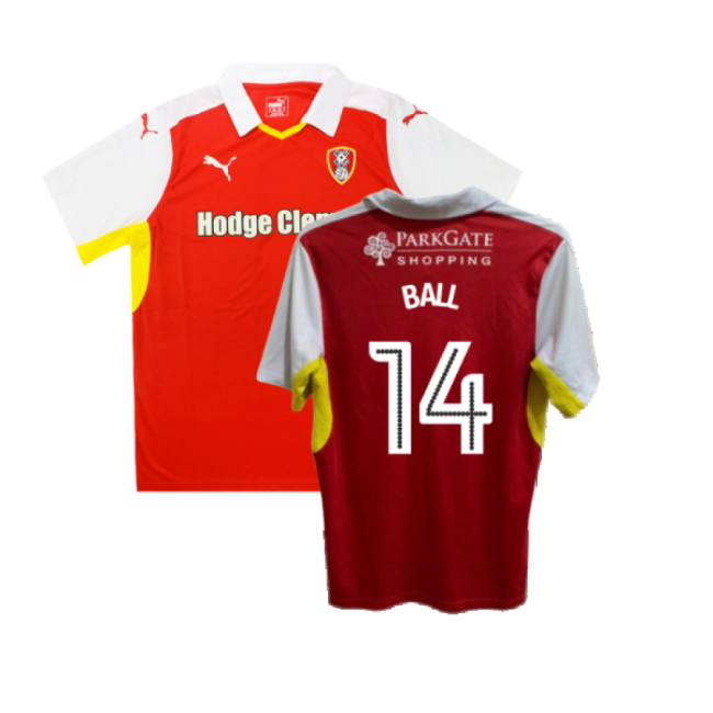 Rotherham Home Shirt Good Xl Ball #14 Official Licensed Fervent Mo...