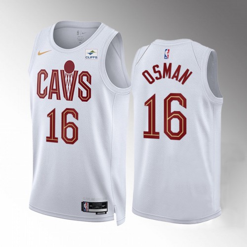 White Cleveland Cavaliers #16 Nike Fan Edition Jersey Premium Quality