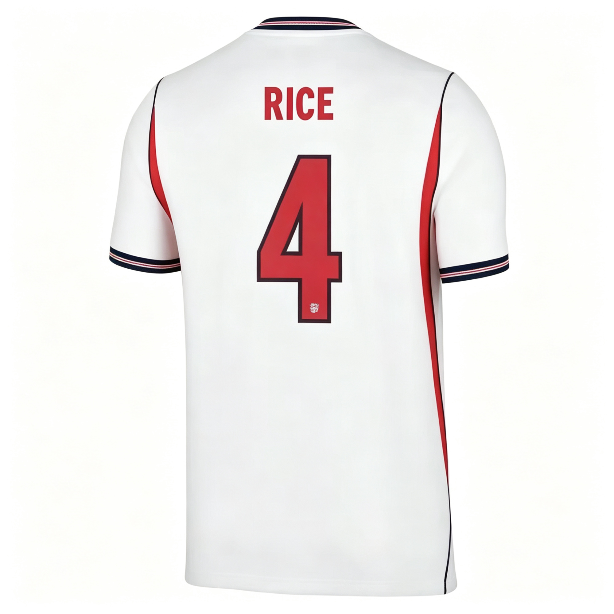 [HP] 2026 World Cup England Declan Rice #4 Assist Home Jersey