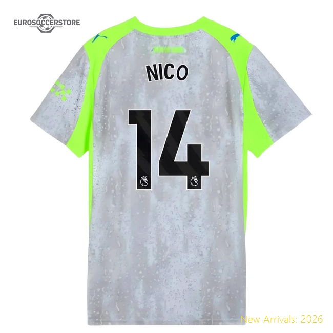 Man City Womens Nico Refined Jersey Performance Fabric Flexible