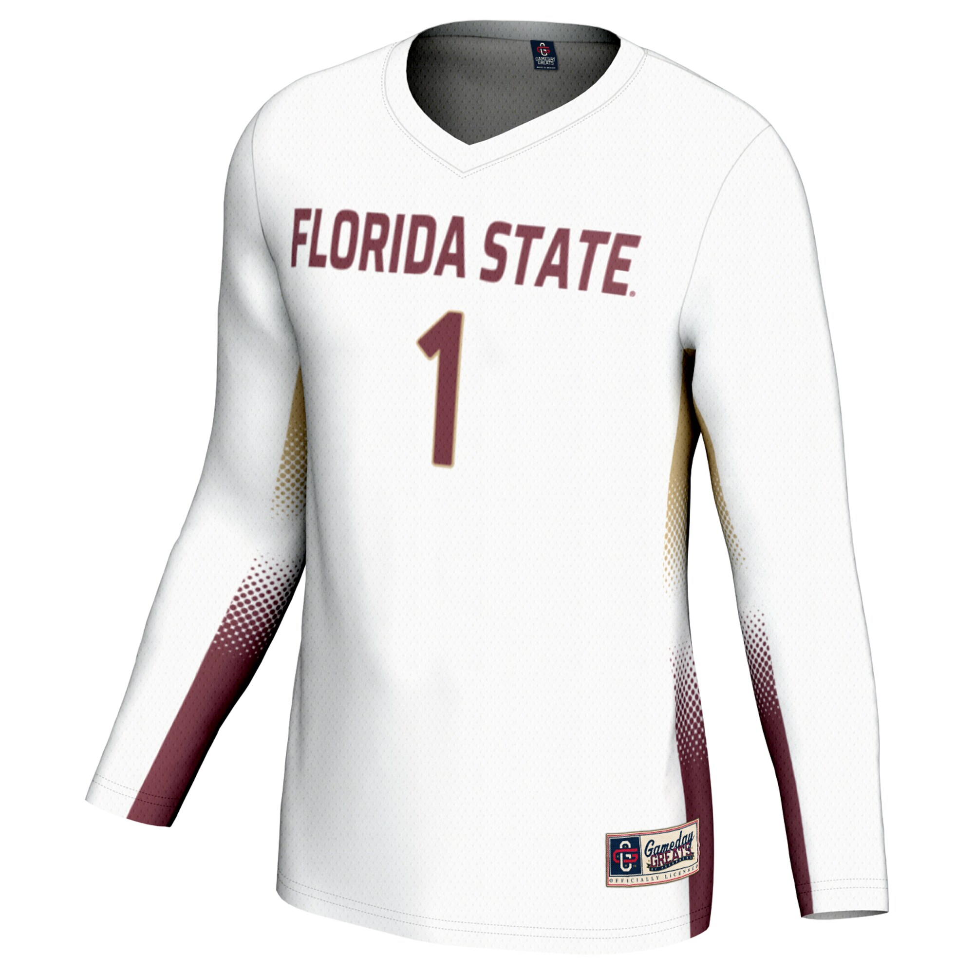[NJP] Florida State Seminoles GameDay Greats Youth Lightweight Women's Volleyball Jersey - White