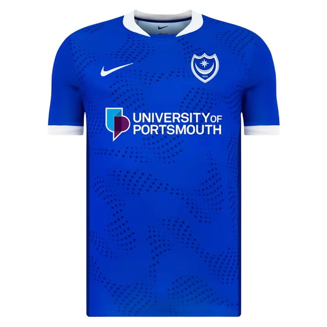 Portsmouth official style Home Shirt 2025-2026 (Junior