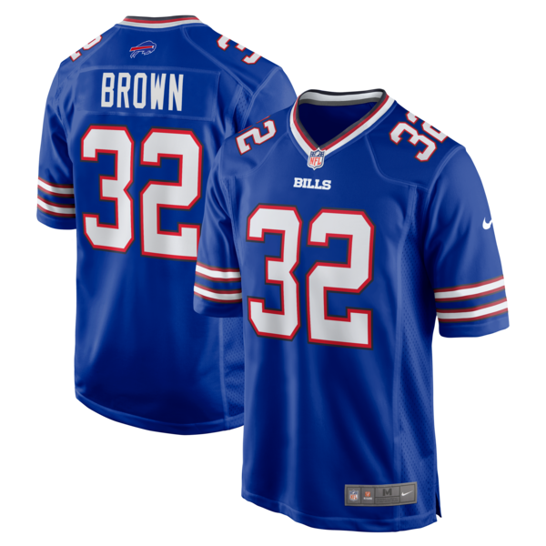 None Kyron Brown Game Jersey - Royal | NFL Player Jersey | NFL Footbal